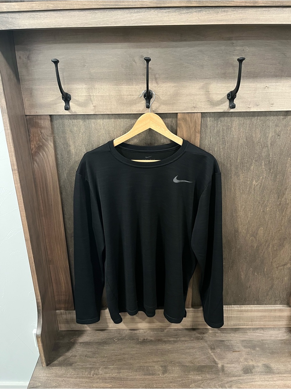 Nike Men's Long Sleeve Shirt - Black